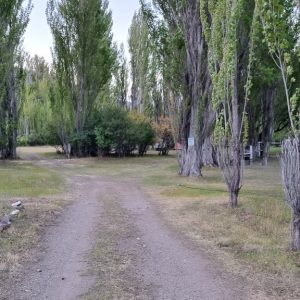 Entrada a la zona de camping