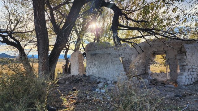 El viejo edificio del destacamento policial