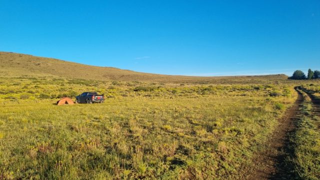 Campamento en Somuncurá