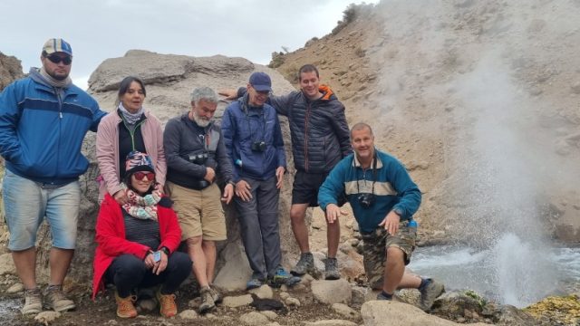 El grupo en Los Tachos